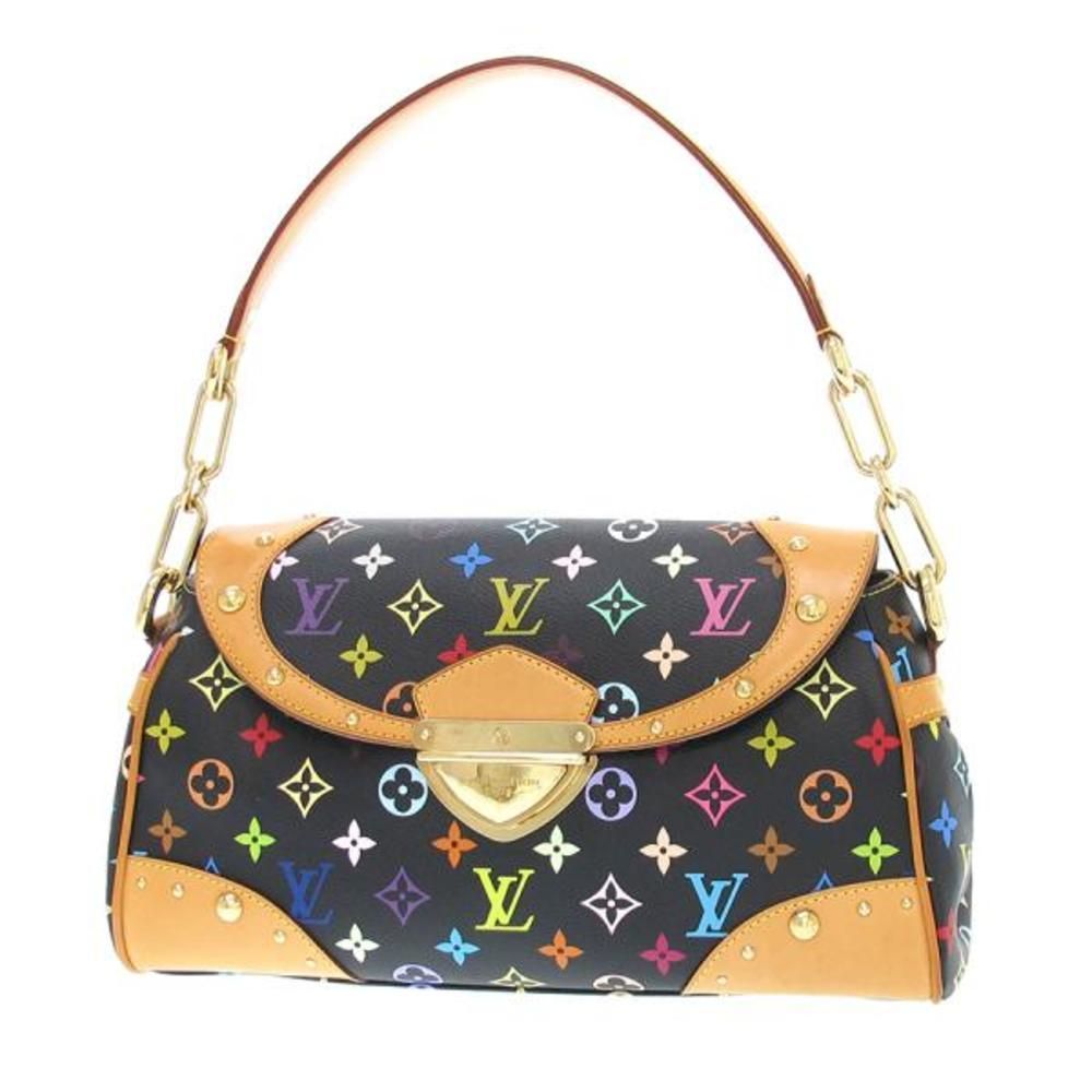 Louis Vuitton Multicolor Beverly MM Shoulder Bag Black